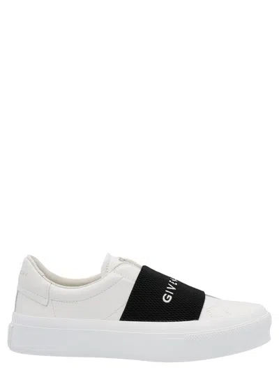 Givenchy City Sport Sneakers In White/black