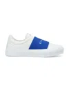 Givenchy City Sport Leather Sneakers In White