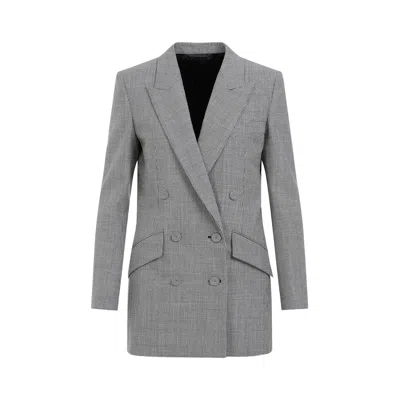 Givenchy Black And White Double Breast Jacket In Grey