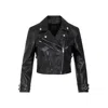 Givenchy Logo Leather Jacket In Black
