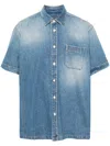 Givenchy Men Denim Shirt In Blue
