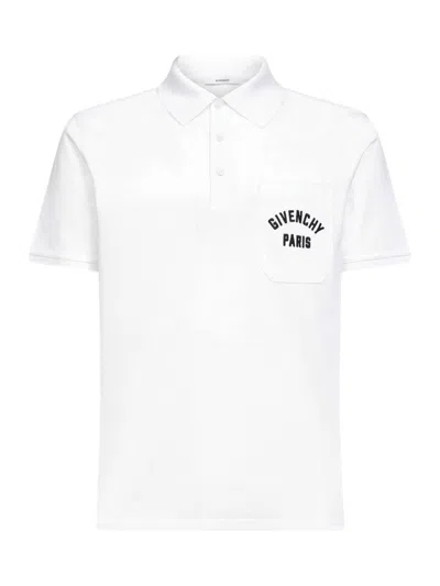 Givenchy Classic Cotton Polo Shirt With Pocket - Short Sleeves In Multi