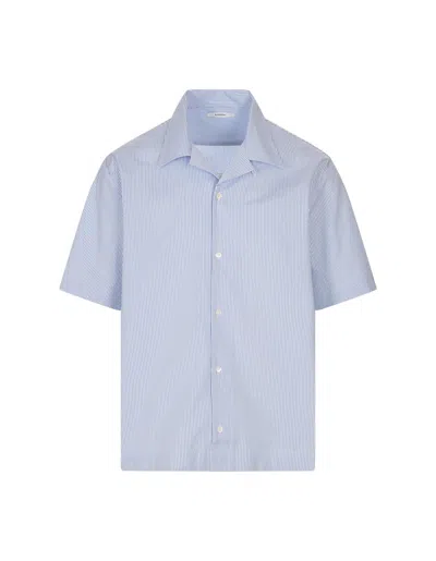Givenchy Classic Cotton Shirt For Fall 2025 In Blue