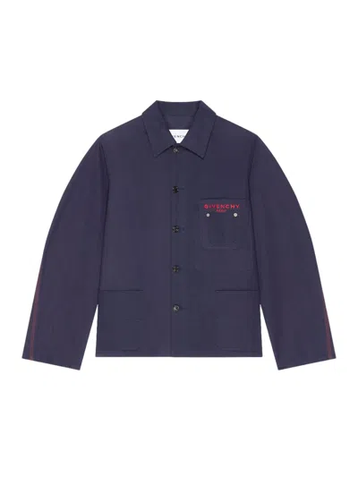 Givenchy Classic Couture Jacket With Signature Detail In Navy