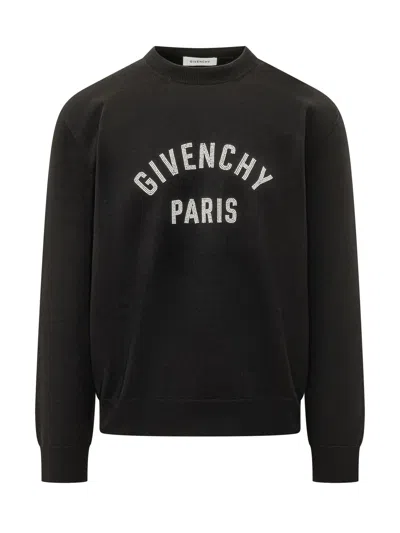 Givenchy Classic Crew Neck Sweater In Black
