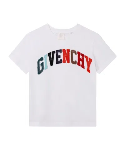 Givenchy Kids' Classic Crew Neck T-shirt In White