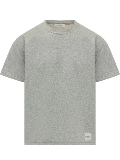 Givenchy Classic Cut Sweatshirt With Sleeves In Gray