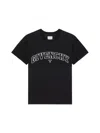 Givenchy Logo-embroidered Cotton T-shirt In Black