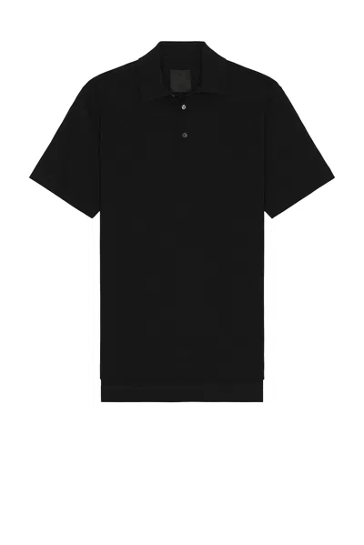 Givenchy Classic Fit Polo With 3 Buttons Bm71kr3ycd 001 In Black