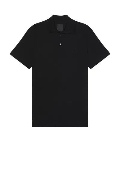 Givenchy Classic Fit Polo With 3 Buttons Bm71kr3ycd 001 In Black