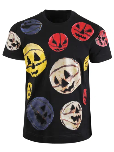 Givenchy Classic Fit Print Tee In Black