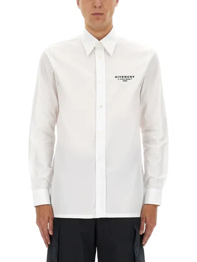 Givenchy Classic Fit Shirt With  Logo Print