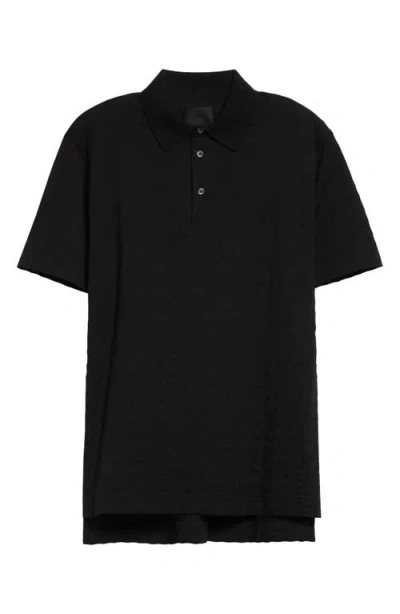 GIVENCHY GIVENCHY CLASSIC FIT TEXTURED COTTON POLO