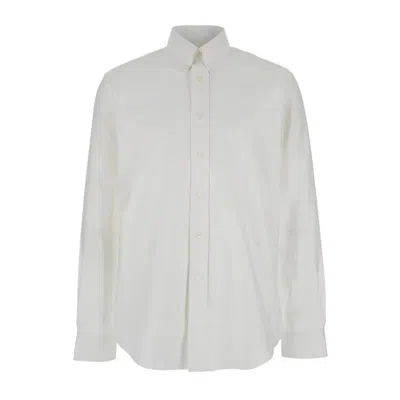 GIVENCHY GIVENCHY CLASSIC FIT WHITE COTTON SHIRT
