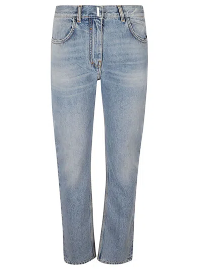 Givenchy Classic High-waisted Straight-leg Denim In Blue