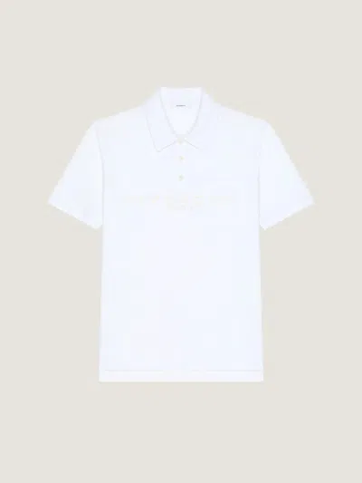 Givenchy Classic Short Sleeve Polo For Men In White