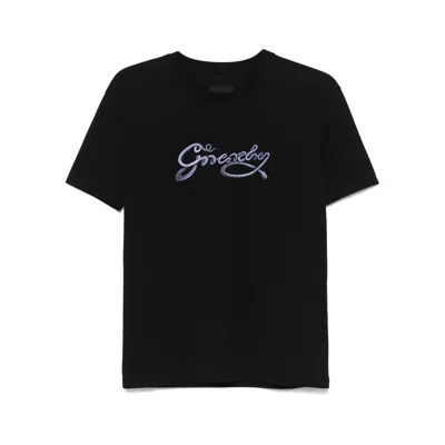 Givenchy Classic Short-sleeved Black T-shirt With Embroidered Logo