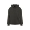 Givenchy Hooded Sweatshirt Front Pockets In Green