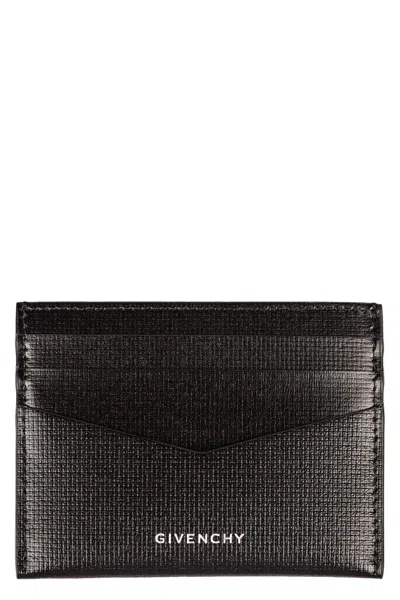 Givenchy Classique 4g Leather Card Holder In Black