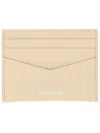 Givenchy Classic 4g Leather Wallet For Men In Beige