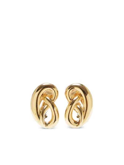 Pre-owned Givenchy Clip-on Earrings In Gold