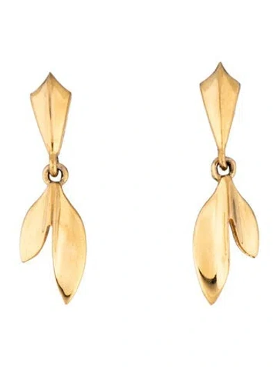 Pre-owned Givenchy Clip-on Drop Earrings In Multicolor