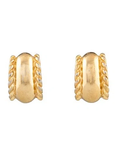 Pre-owned Givenchy Clip-on Stud Earrings In Multicolor