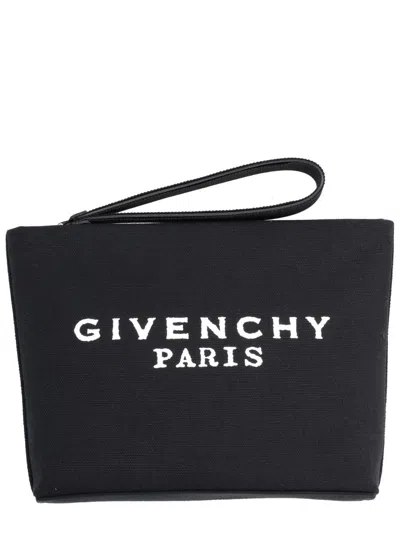 GIVENCHY GIVENCHY CLUTCH BAG WITH LOGO