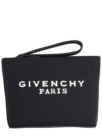 GIVENCHY CLUTCH BAG WITH LOGO