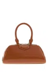Givenchy Caramel Leather Mini Antigona Handbag In Brown
