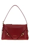 Givenchy Red Leather Mini Voyou Shoulder Bag In Red