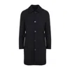 Givenchy Tailored Wool Blend Coat In Blue