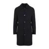 Givenchy Tailored Wool Blend Coat In Blue
