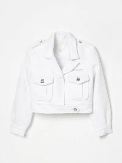 Givenchy Kids' Mantel  Kinder Farbe Weiss
