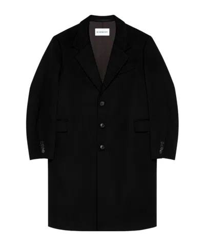 GIVENCHY COAT IN WOOL AND CASHMERE