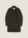 Givenchy Coat In Wool And Cashmere In Brown