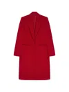 Givenchy Coat In Wool In Red