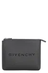GIVENCHY GIVENCHY COATED CANVAS FLAT POUCH