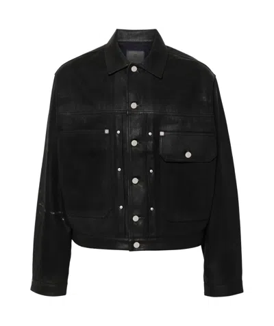 GIVENCHY GIVENCHY COATED DENIM JACKET
