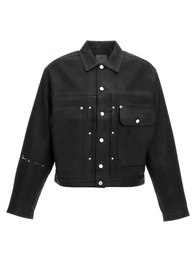 GIVENCHY COATED DENIM JACKET CASUAL JACKETS, PARKA