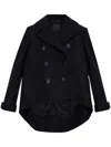 Givenchy Wool Cropped Caban Coat