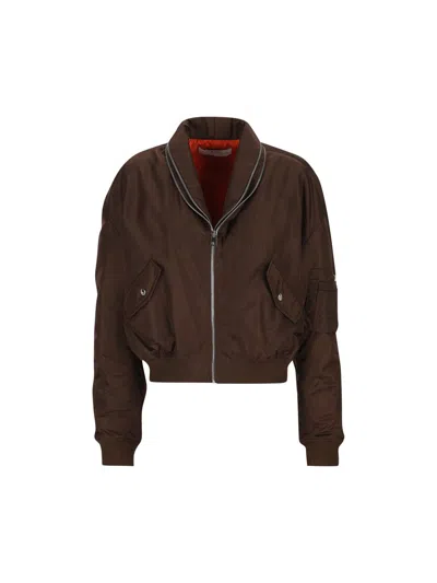 Givenchy Coats In Brown