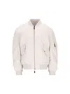 Givenchy Twisted Sleeve Cotton Blend Flight Jacket