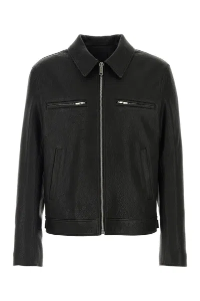 Givenchy Zip-up Collared Jacket In Black
