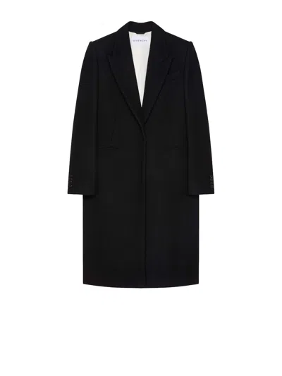 GIVENCHY GIVENCHY COATS BLACK