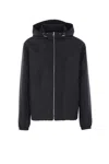 Givenchy 4g Jacquard Windbreaker Jacket In Black