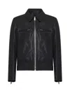 Givenchy Men's Leather Biker Jacket In Black