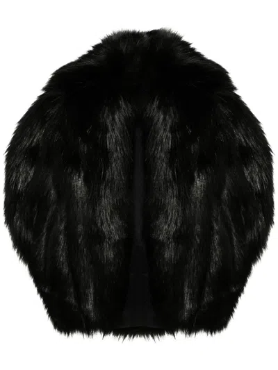 Givenchy Faux-fur Jacket In Black