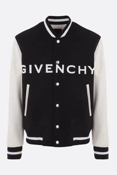 Givenchy Coats In Black+white