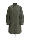 Givenchy Stamp Cotton-blend Raincoat In Brown
